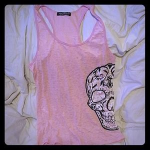 Metal Mulisha pink tank